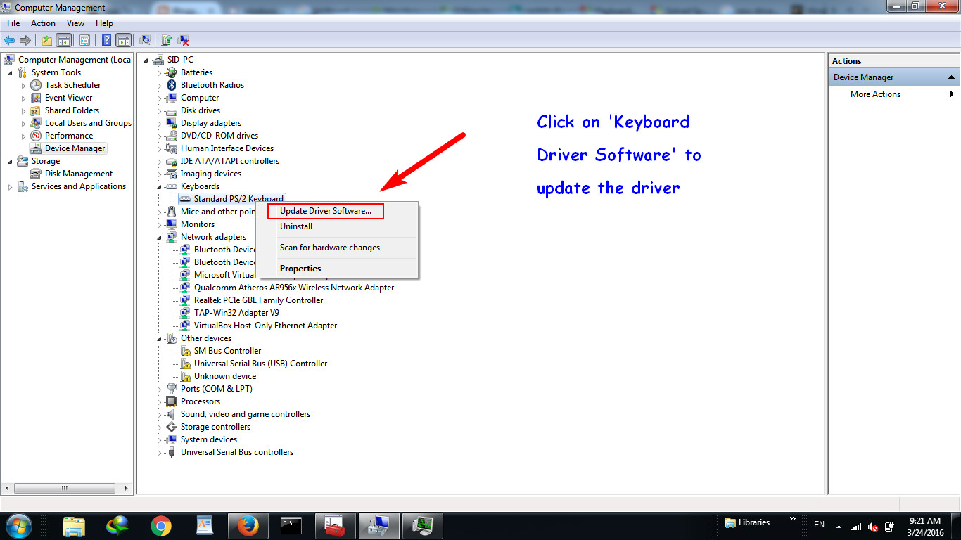 standard ps/2 keyboard driver windows 10 download