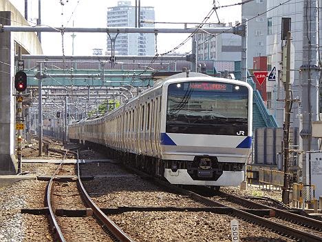 上野東京ライン　東海道線直通　E531系
