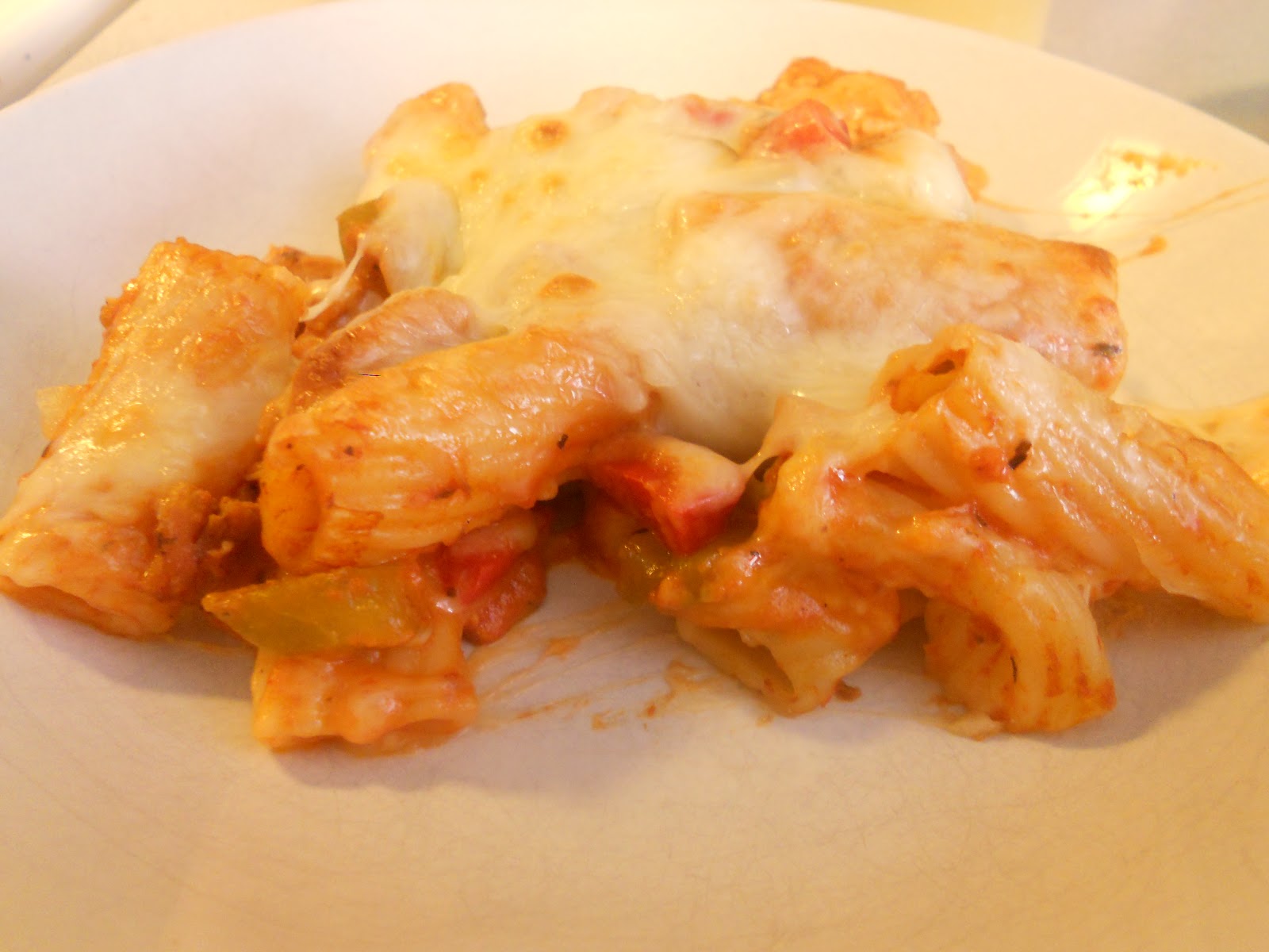 Fantastical Sharing of Recipes Chicken & Pepper Pasta Bake
