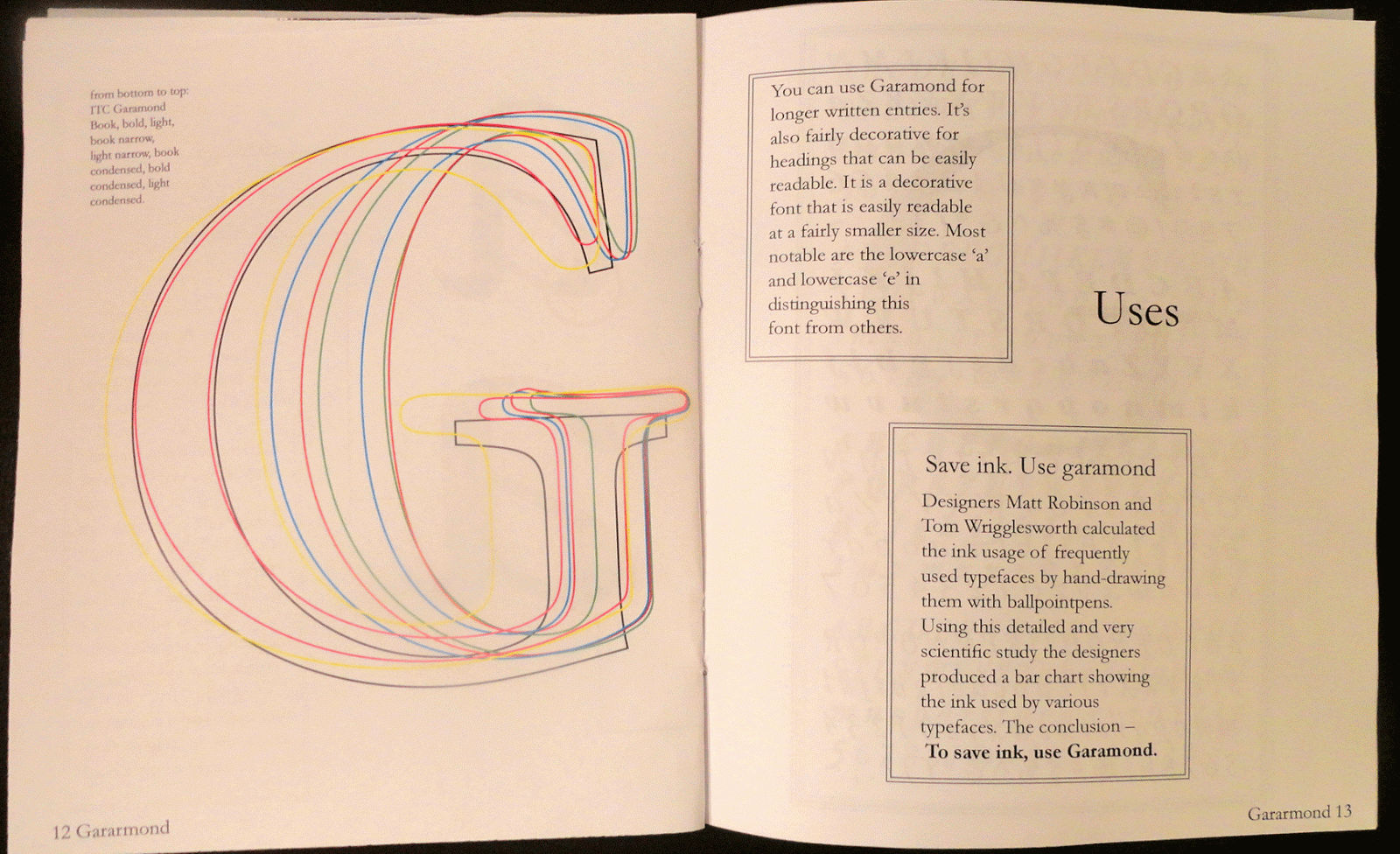 Type Specimen Book Olivia Williams' Portfolio
