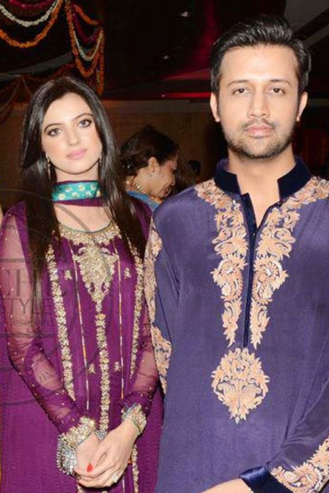 atif aslam wife sara bharwana engagement pics