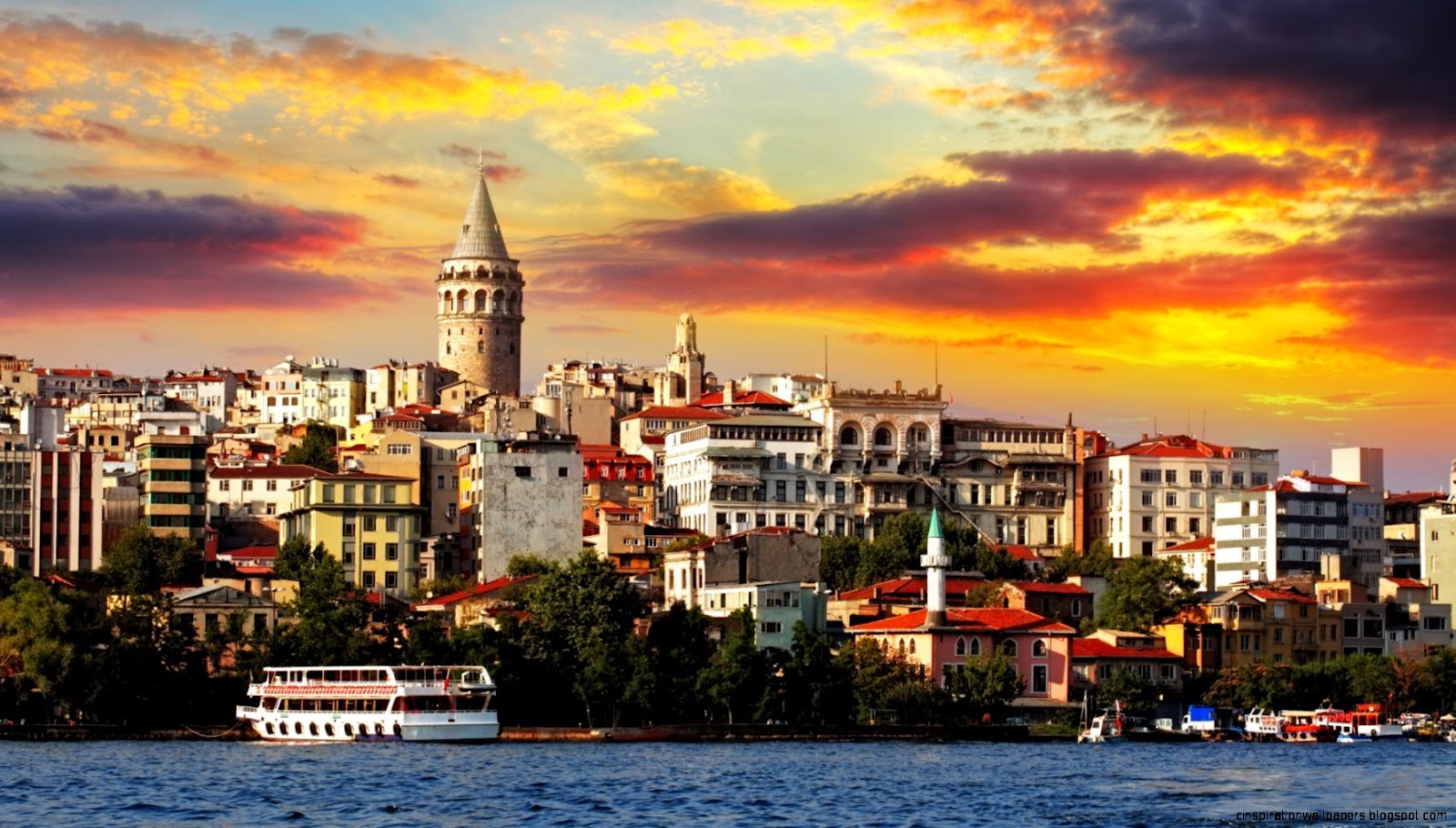 Istanbul Turkey Sunset Istanbul Turkey Sunset