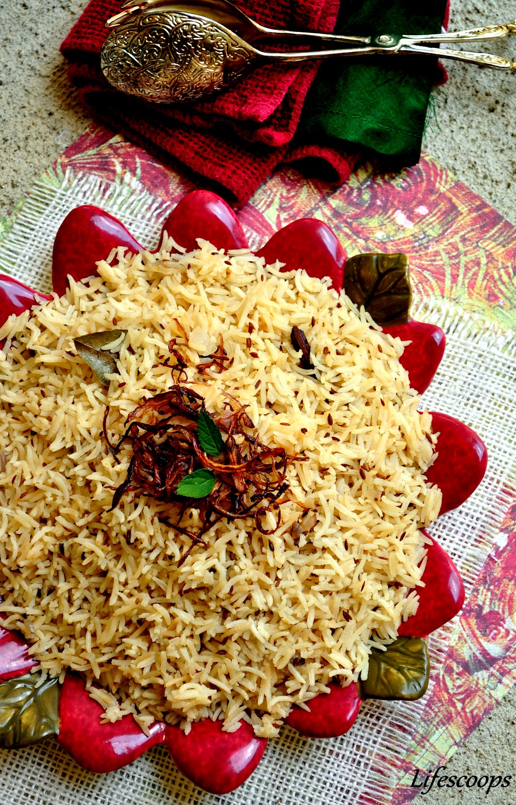 Life Scoops Jeera Pulav (Rice) / Cumin flavored Basmati Rice