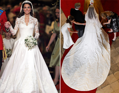 kate middleton wedding dress lace