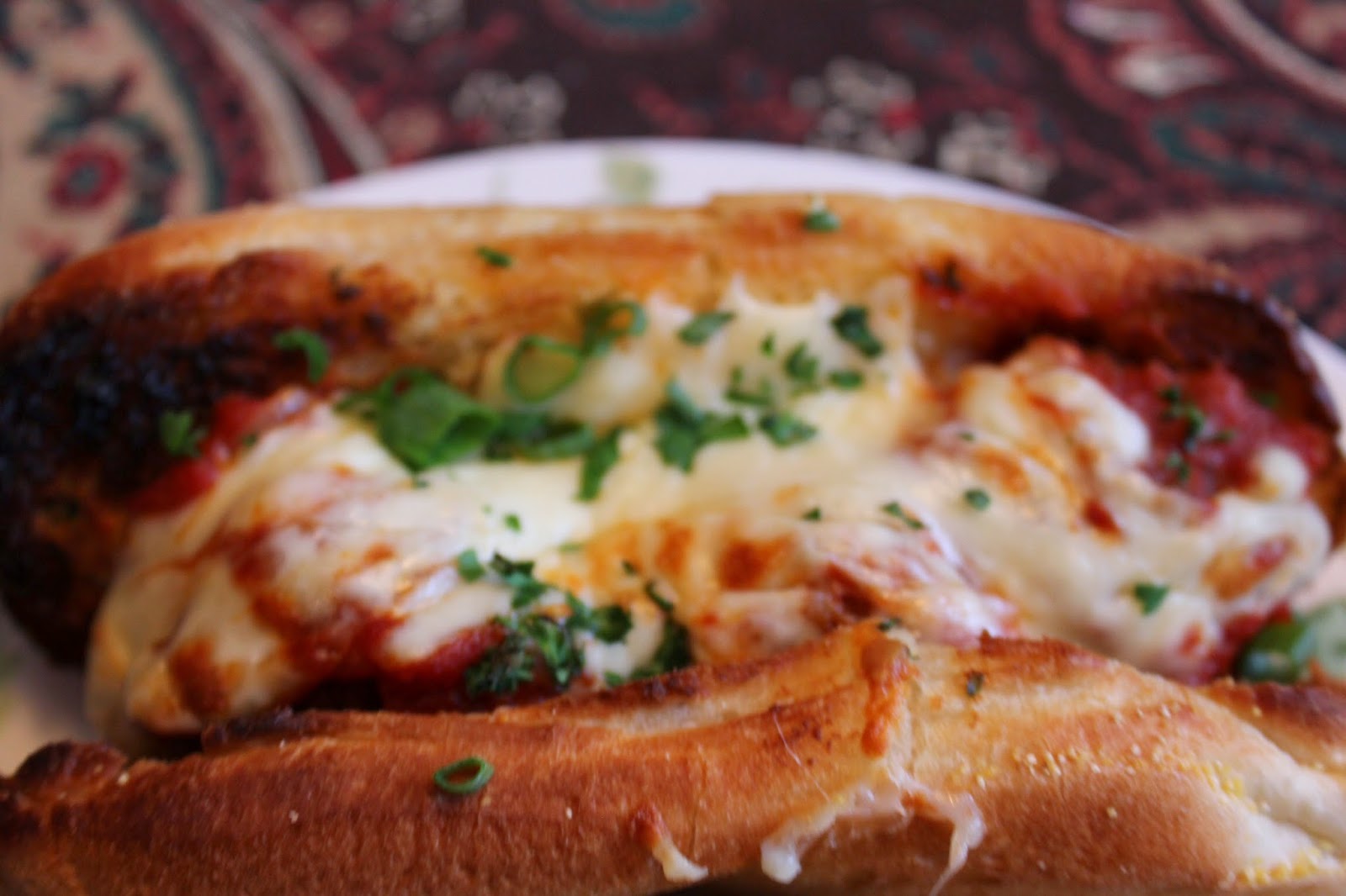 Sisters Luv 2 Cook Garlic Bread Meatball Sub