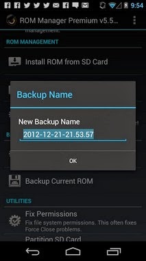 ROM Manager android apk - Screenshoot