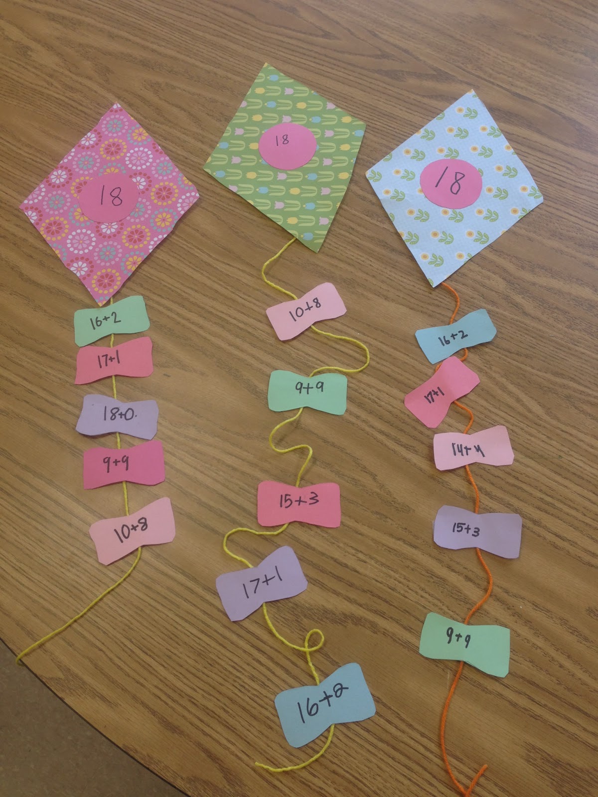 Addition Kites! A Sunny Day in First Grade