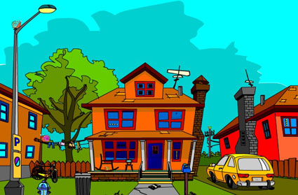 Cartoon House Escape