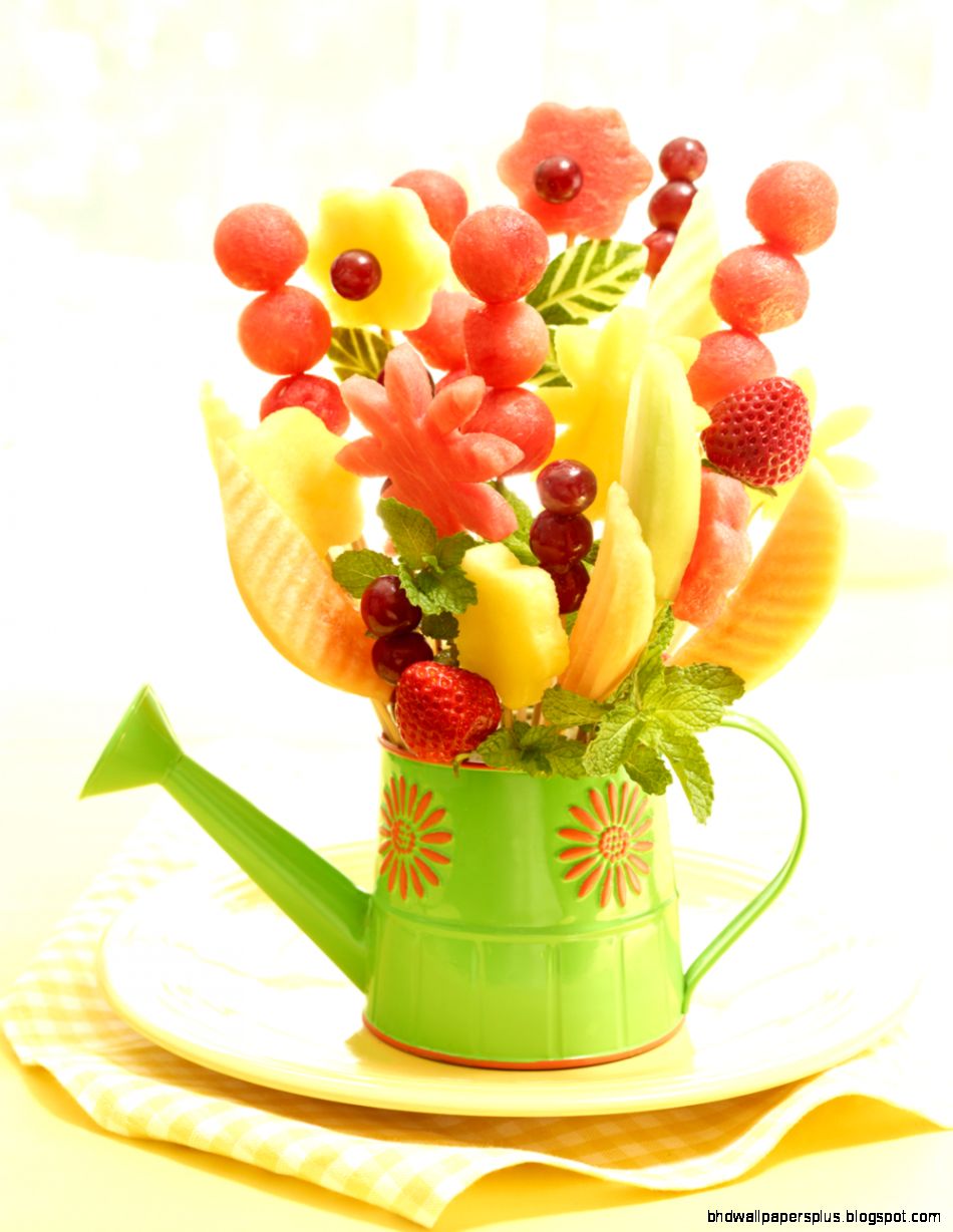 Watermelon Board Flower Vase Watermelon Board Flower Vase