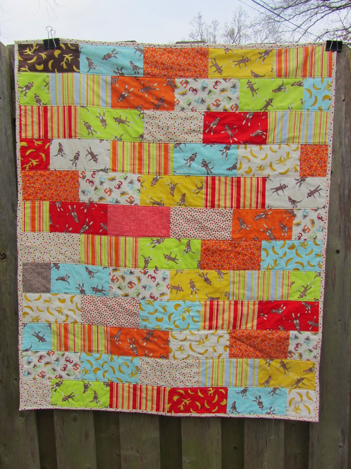 Life's Little Junkets Funky Monkey Quilt