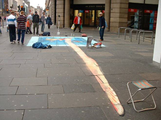 sidewalk chalk art sidewalk chalk art