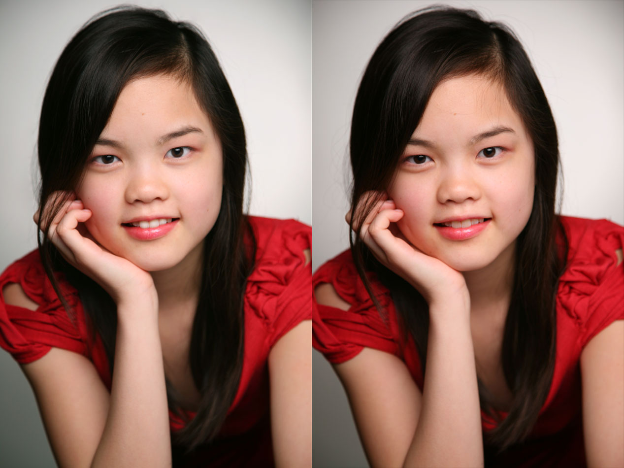 How young is too young for retouching? Organic Headshots