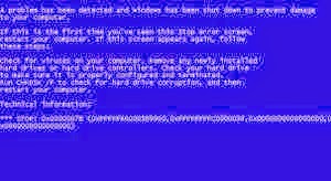 Beberapa Error yang Ditampilkan Dengan Blue Screen Beberapa Error yang Ditampilkan Dengan Blue Screen