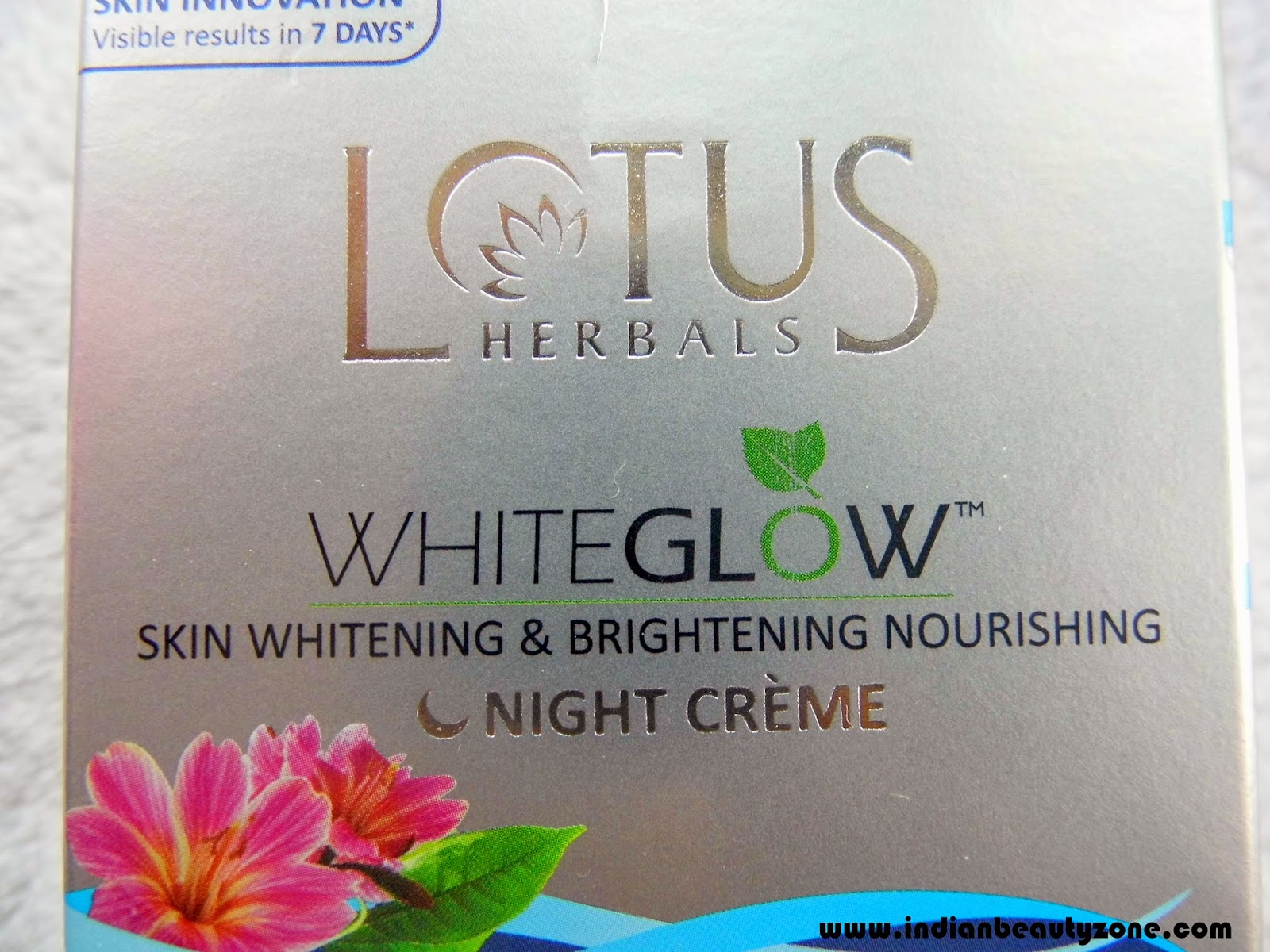 Indian Beauty Zone Lotus Herbals WhiteGlow Skin Whitening and