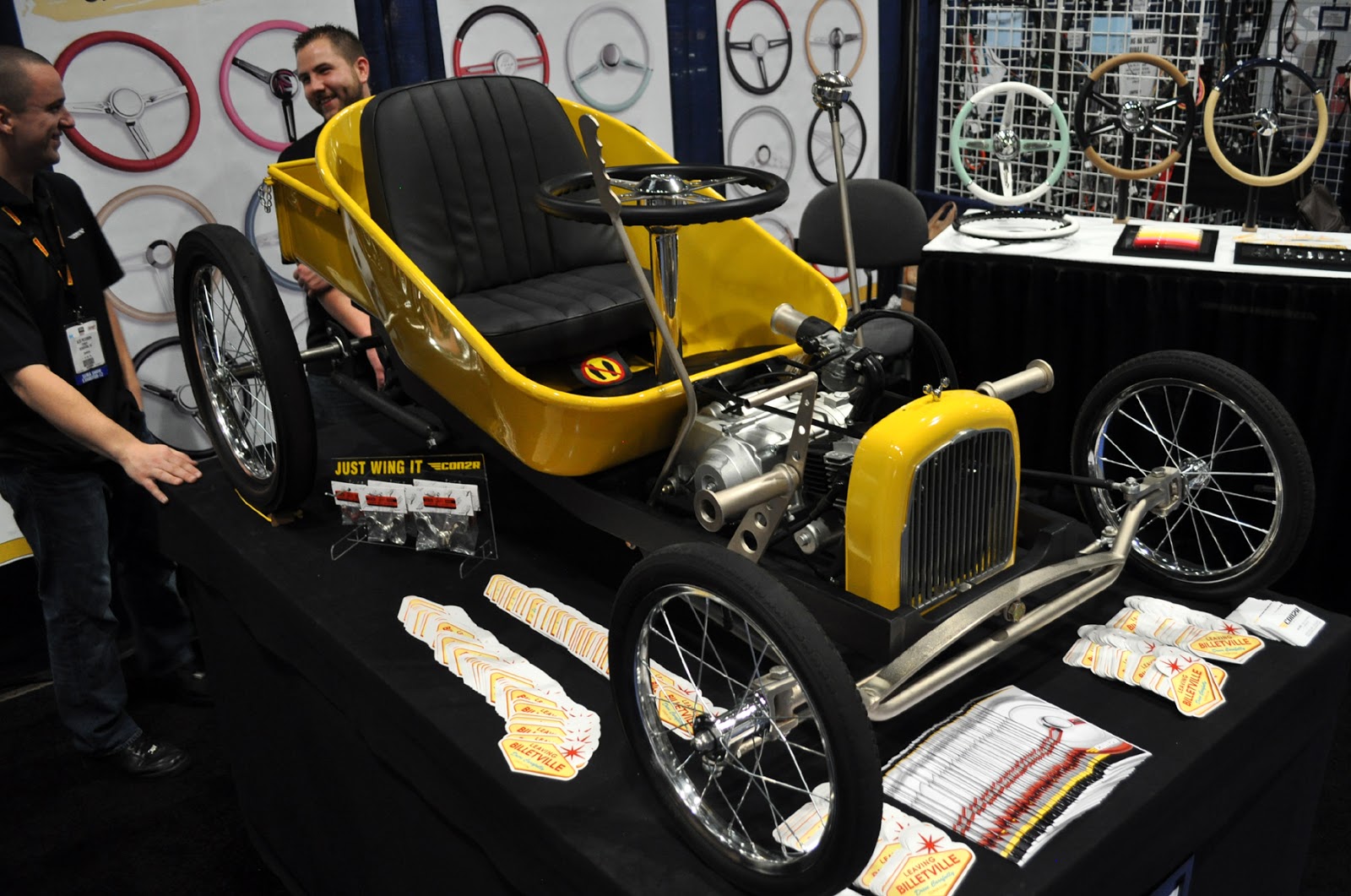 Karsoo Con2R's WheeTee made from scratch, using a wheelbarrow for the