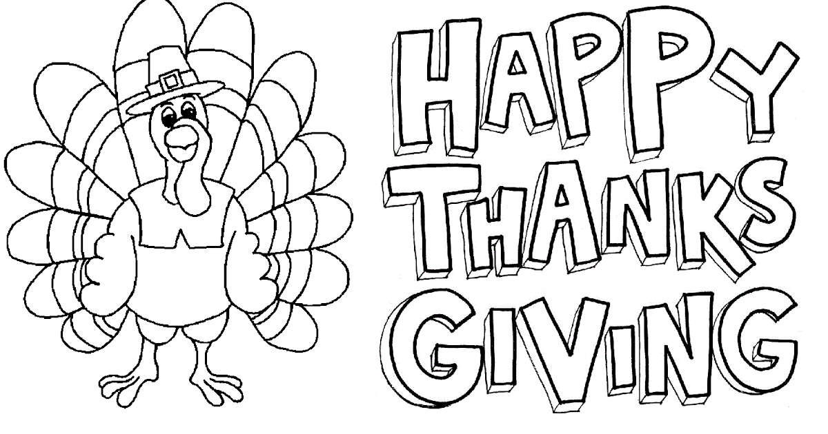 Thanksgiving Holiday Coloring Sheets Printable