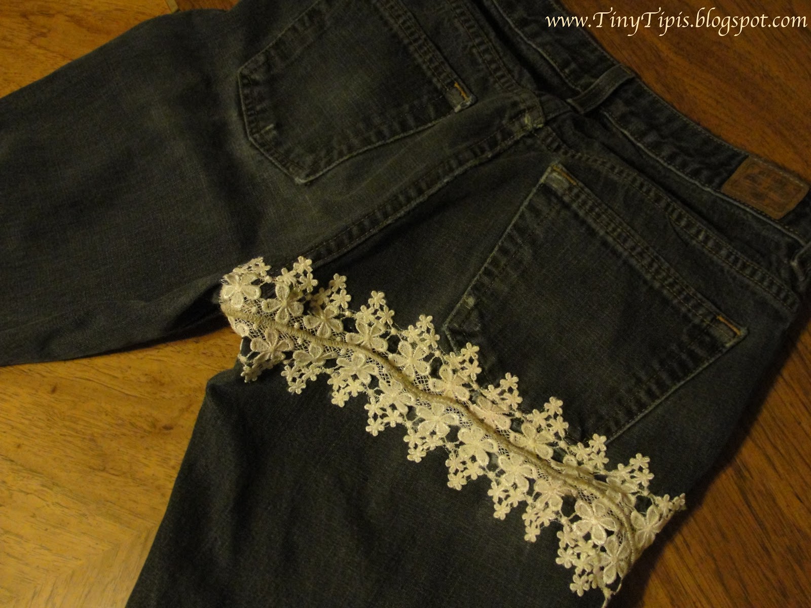 Canvas Art Little Teepees and Beyond DIY Lace Patch for Clothes and Jeans