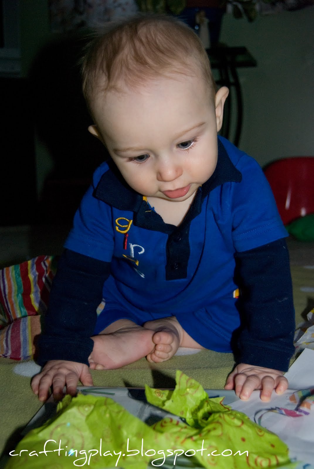 mardi gras tissue paper