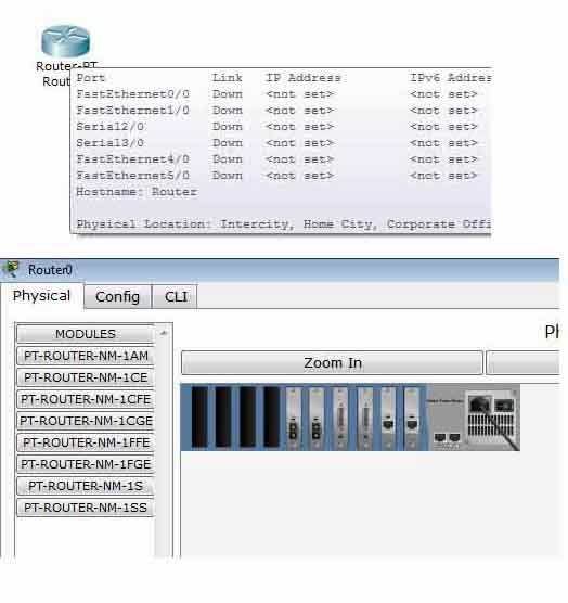 How to Add or Remove Interfaces on Routers in Packet Tracer Router