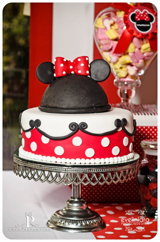 Pastel de Minnie rojo - Imagui