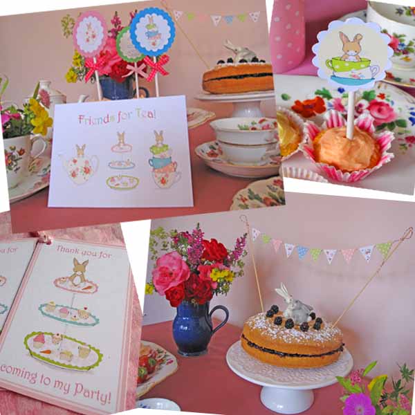 Inspiration Easter Bunny Tea Party Les Enfants