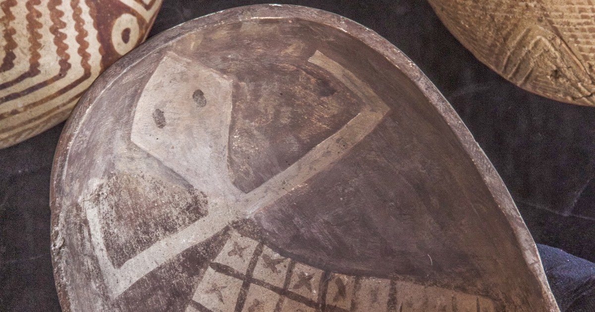 Walking Arizona Hohokam Pottery at Mesa Grande