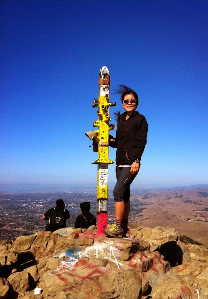 Hiking through Life Mission Peak in Fremont, CA