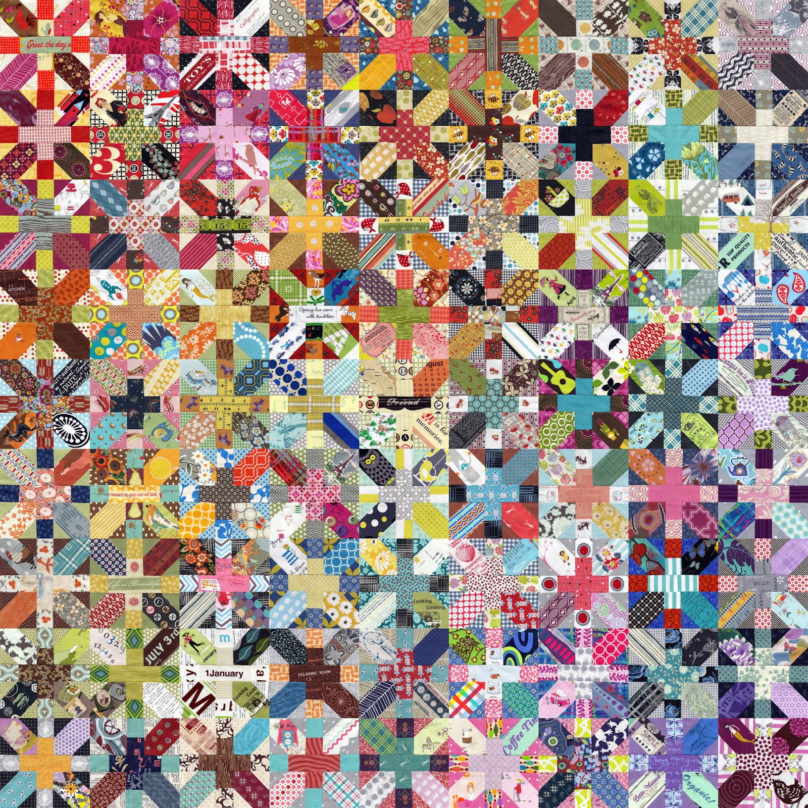 Gone Aussie Quilting How My Plus and X Quilt is Progressing