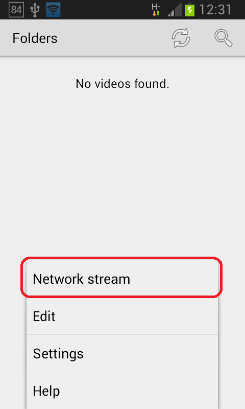 MX Player - Network stream