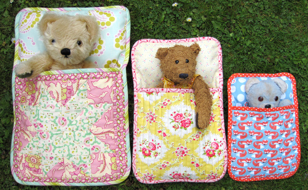 10 Minute Teddy Bear Sleeping Bag Tutorial - Gluesticks Blog