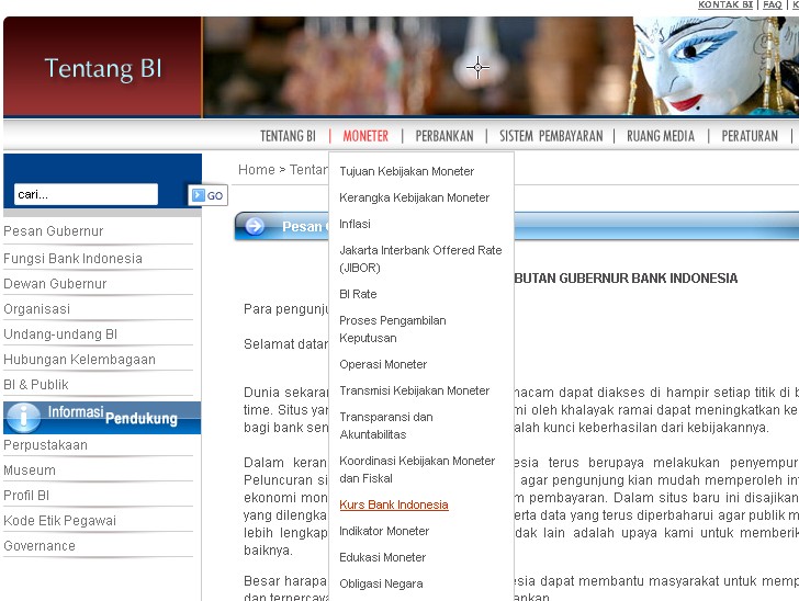 Kurs forex bi
