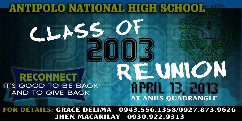 Antipolo National High School Batch 2003