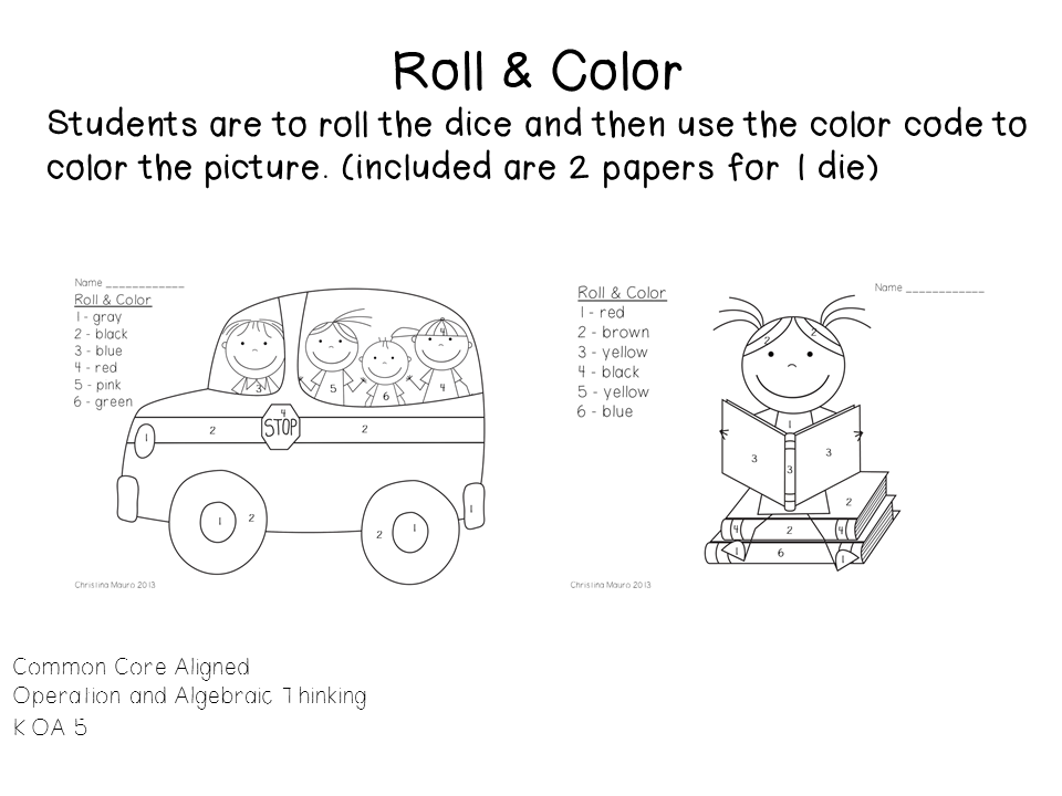 A Tale of Two K Teachers: Back to School - Math Stations for Kindergarten
