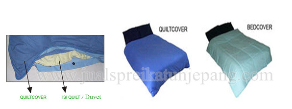 Pasar Sprei Grosiran Perbedaan Bedcover Dan Quilt Cover