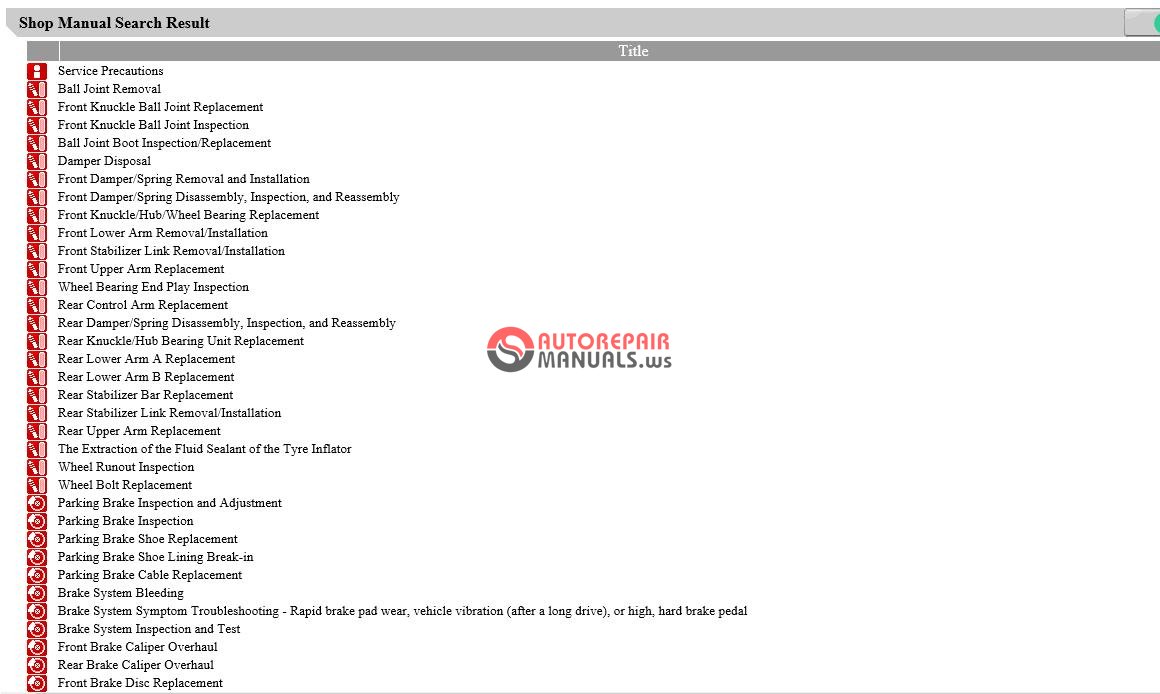 Auto Repair Manuals: Honda Accord 2009-2010 Workshop Manual
