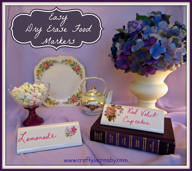 Crafty in Crosby Dry Erase Food Markers