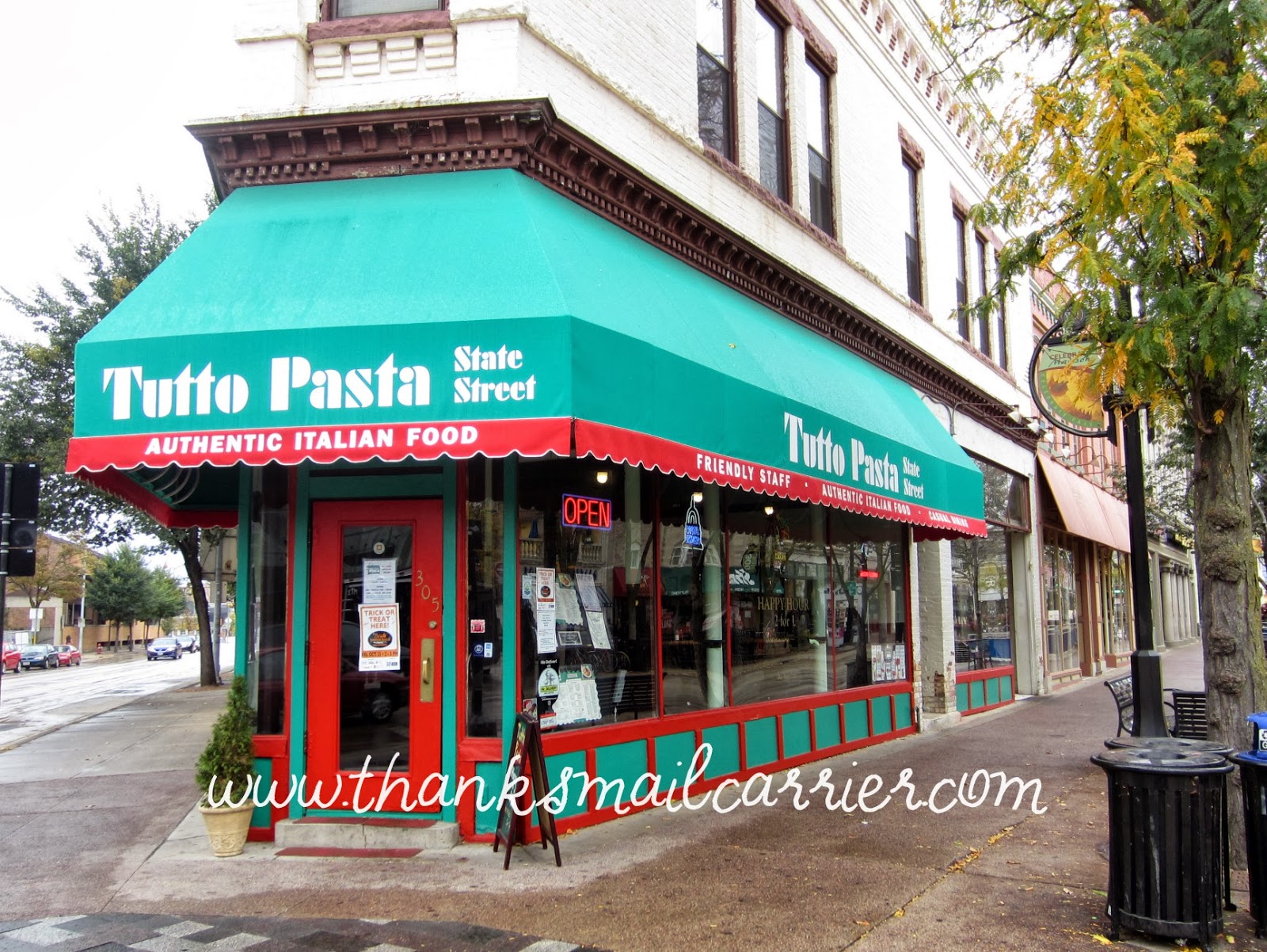 Thanks, Mail Carrier Delicious Italian Trattoria in Downtown Madison