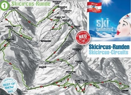 Rondje Skicircus Saalbach Hinterglemm Leogang