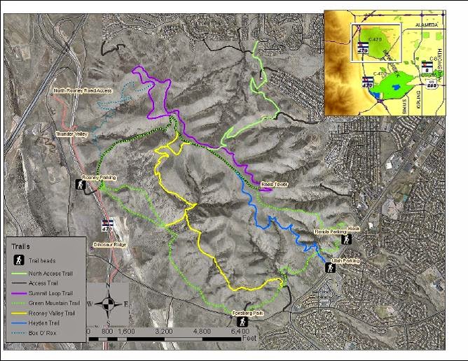Go Hike Colorado William F. Hayden Park at Green Mountain, Lakewood