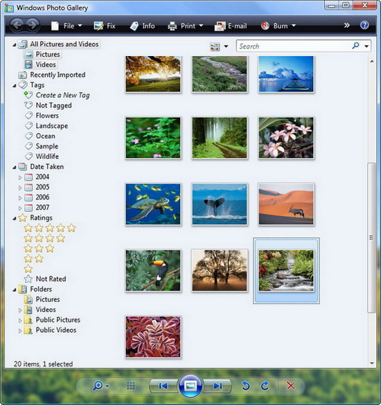 Ideas and Photo Gallery Windows Photo Gallery