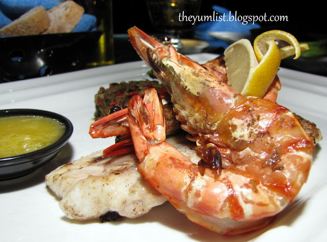 Pan Seared Fish with Prawns Nelayan, Tanjong Jara, romantic dinner on beach