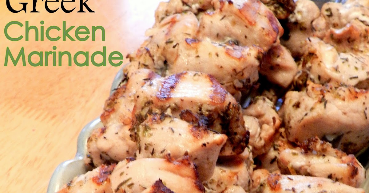 The Baking Bookworm Greek Chicken Marinade