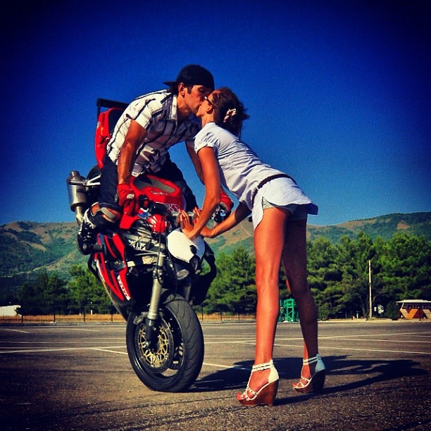 Mercenary Garage Stoppie Kiss