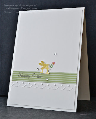Easter card using Perfect Postage from Stampin' Up
