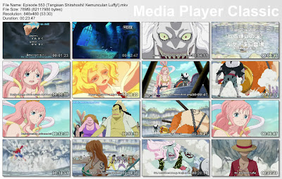 One Piece One Piece Episode 553 Tangisan Shirahoshi Kemunculan Luffy Sub Indonesia