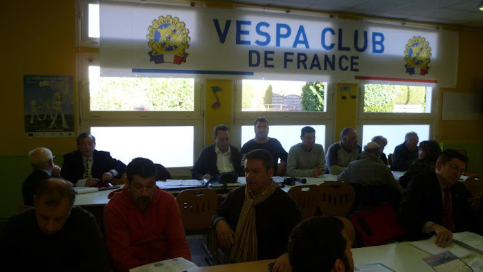 Assemblée générale du Vespa Club de France 17 Mars 2013