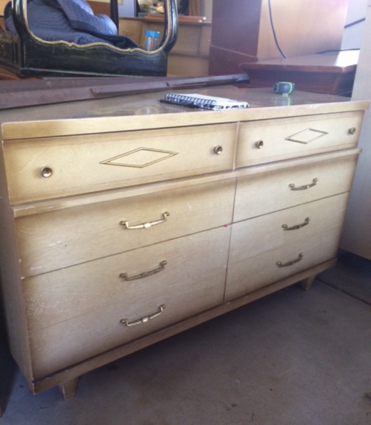 JULIE PETERSON Simple Redesign DRESSER TRANSFORMATION…ADDING BAMBOO TRIM
