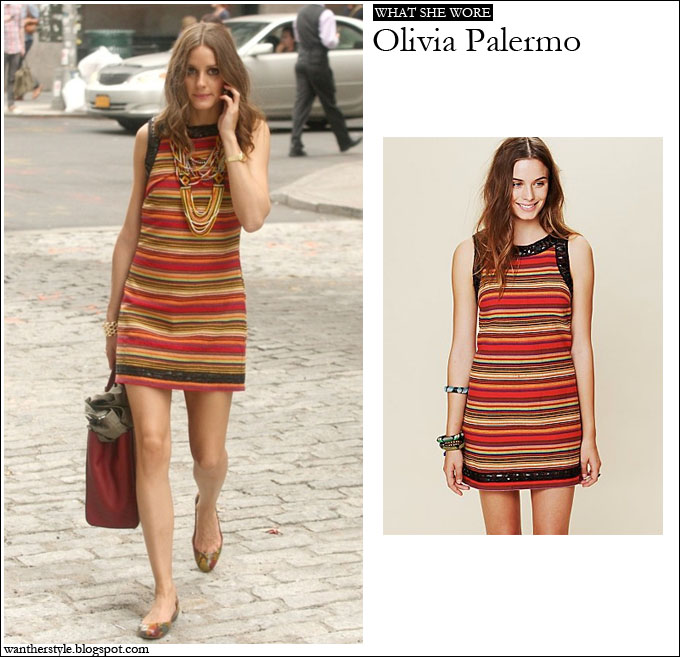 WHAT SHE WORE: Olivia Palermo with tan One by Meli Melo Thela bag