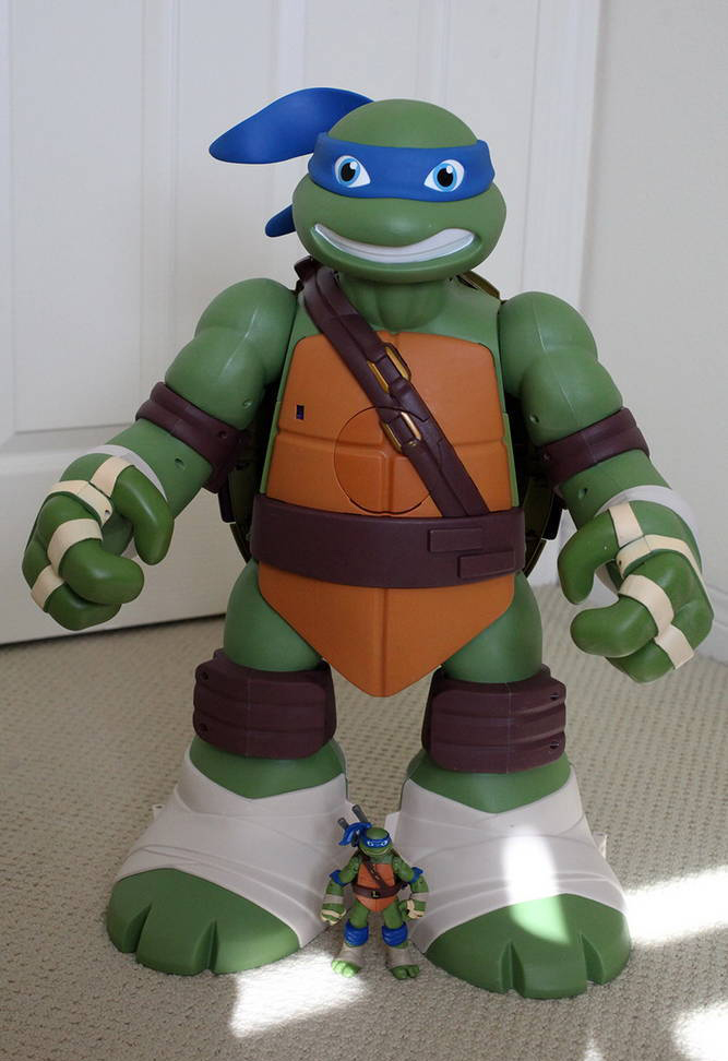 turtles mutations giant leo playset
