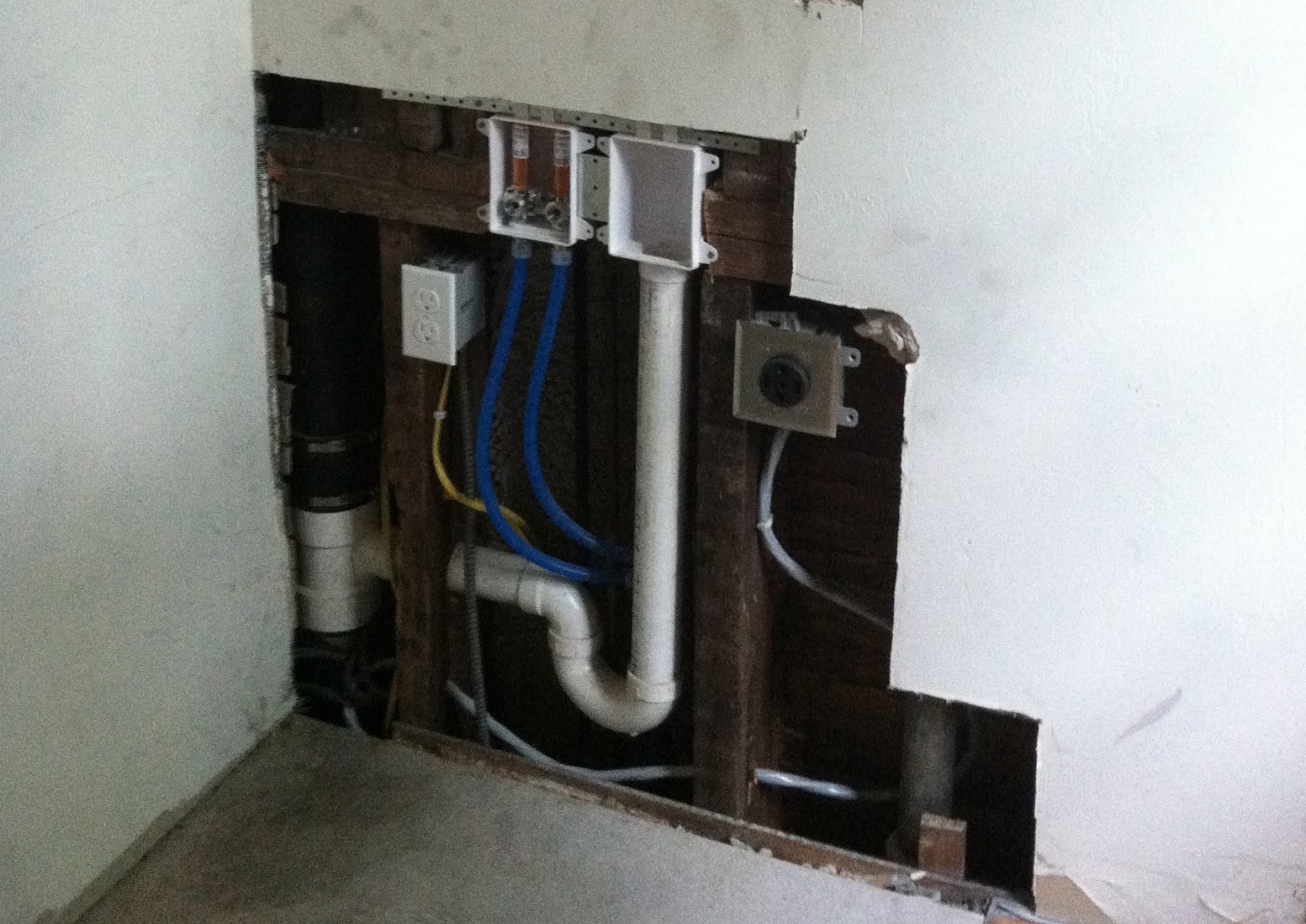 Old Homes Live On Laundry Room Part II Pipes and Wires